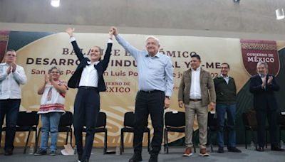 AMLO y Sheinbaum realizan un balance de la economía y el T-MEC • Once Noticias