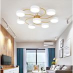 客廳燈具吸頂燈簡約現代大氣家用北歐新款圓形臥室大廳燈飾