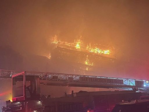 Fire guts 4-story building in San Francisco's Presidio Heights