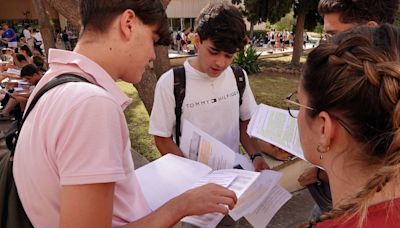 Un total de 9.542 estudiantes en Málaga se presentan a la Selectividad que alcanza cifra histórica