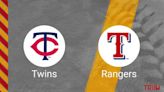 How to Pick the Twins vs. Rangers Game with Odds, Betting Line and Stats – May 26