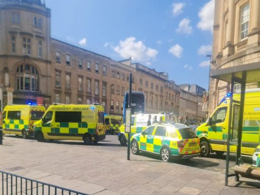 Major incident in Bath city centre after 'chemical attack'