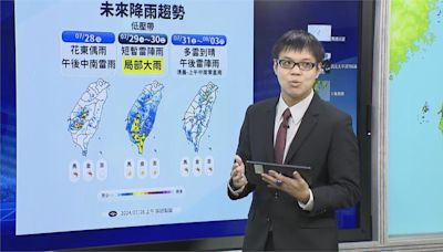 明起又有熱低壓接近台灣 氣象署曝成颱機率、對台影響