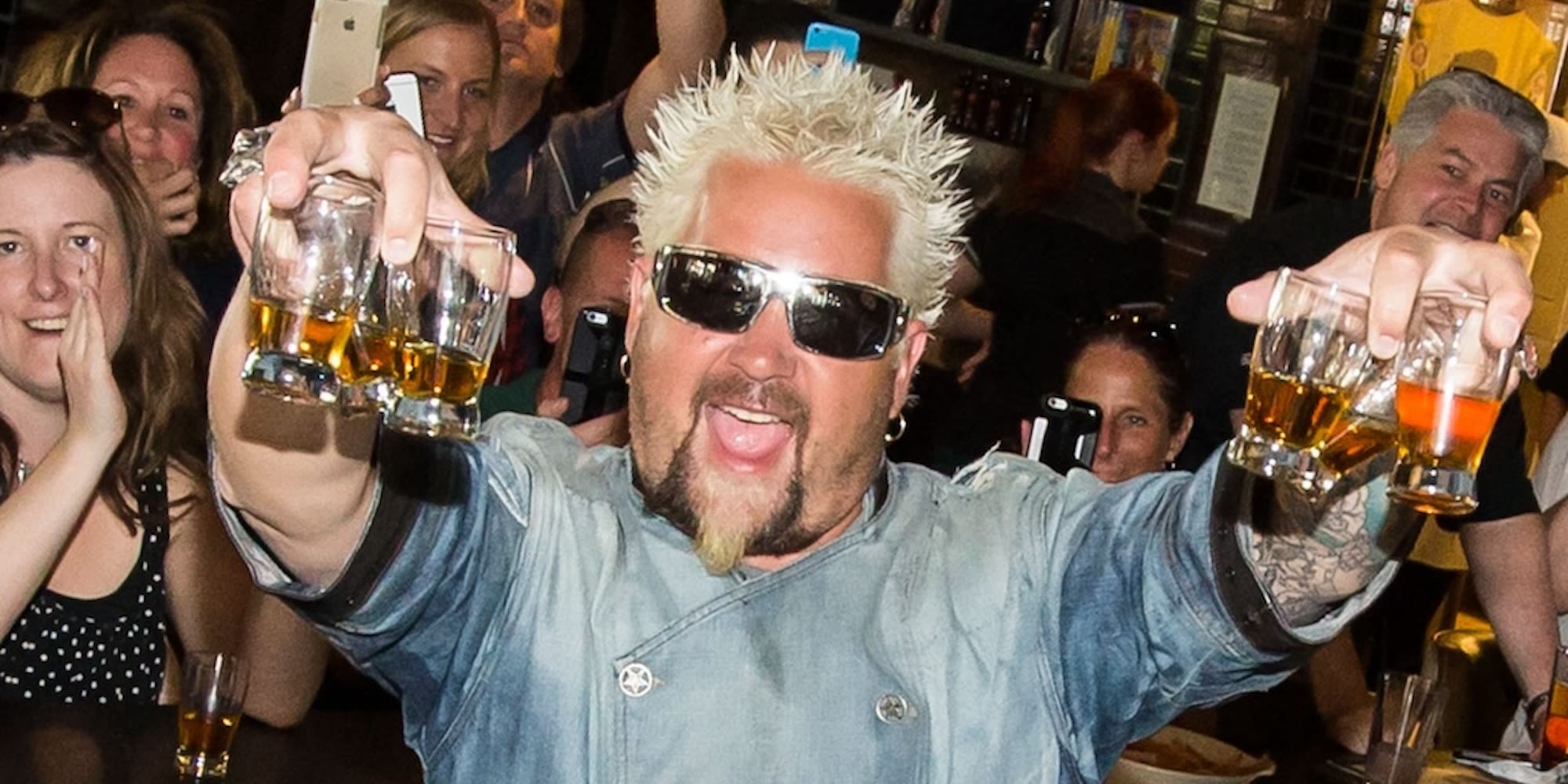 Guy Fieri Was Mistaken for a Bartender at Sylvester Stallone’s House