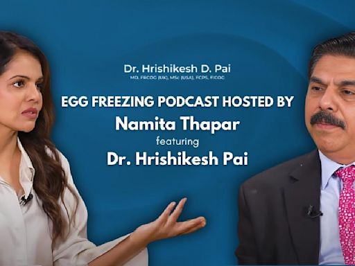 Dr. Pai attends a Podcast on Egg Freezing: A Crucial Aspect of IVF Treatment, hosted by Mrs. Namita Thapar, Executive Director of Emcure...