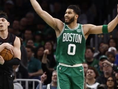 Jayson Tatum da crédito a los Heat tras el segundo partido: "Este equipo nunca va a ser como la gente espera que sea"