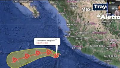 Trayectoria EN VIVO: Se forma la tormenta tropical 'Aletta' en el Pacífico