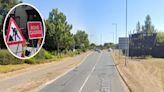 Sinkhole road closure causing delays on A47