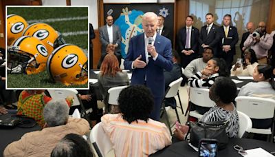 Biden falsely claims his Catholic school teacher was drafted by Green Bay Packers during Wisconsin appearance