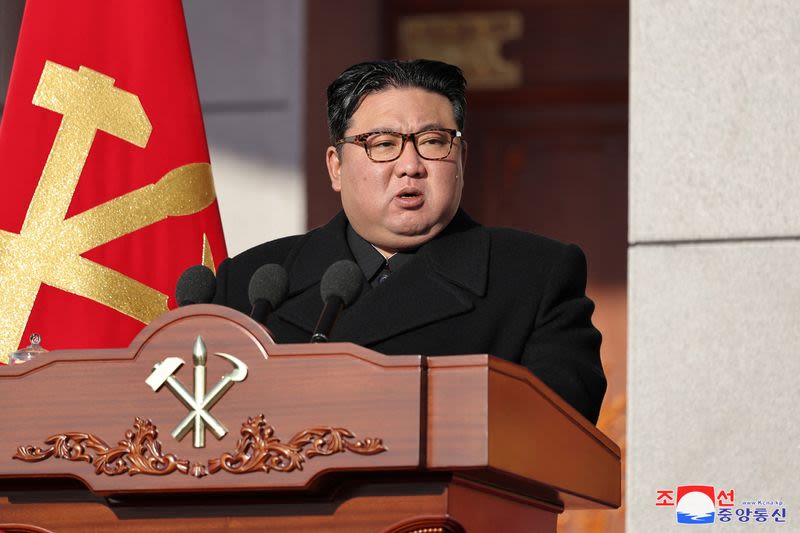 North Korea leader Kim Jong Un inspects artillery weapon system, attends test firing, KCNA says