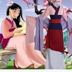 【熱賣下殺】Disney 迪士尼服裝 迪斯尼公主 花木蘭 cosplay服裝