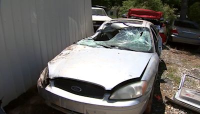 Rock thrown through windshield kills North Carolina woman