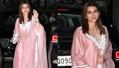 Kriti Sanon’s pretty pastel suit proves her love for easy-breezy kurta sets runs deep