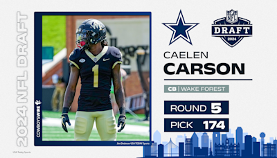 Cowboys rookie CB Caelen Carson may have surprising workload