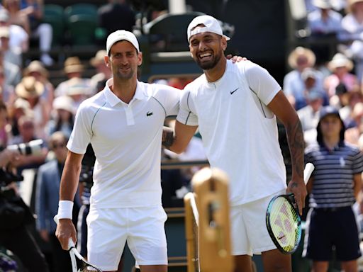 Nick Kyrgios tells Novak Djokovic to grab some beers and chill after Wimbledon final