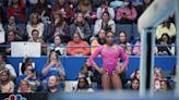 Simone Biles shines in return while Gabby Douglas scratches after a shaky start at the U.S. Classic - WTOP News