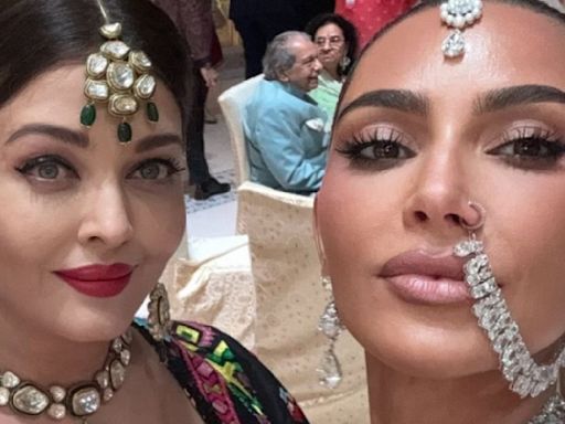 Kim Kardashian posts selfie with ‘queen’ Aishwarya Rai Bachchan; Khloe Kardashian expresses disbelief after attending Ambani wedding: ‘I can’t believe…’