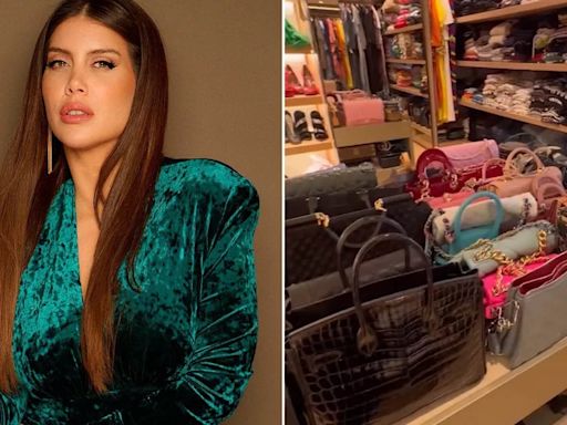 Wanda Nara mostró su lujosa colección de carteras y zapatos: “Me la imagino a Francesca de grande”