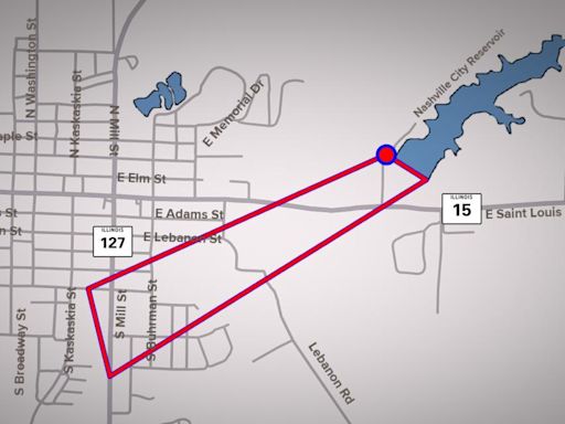 'This was like a raging river': Homes in Nashville, Illinois, evacuated after dam failure