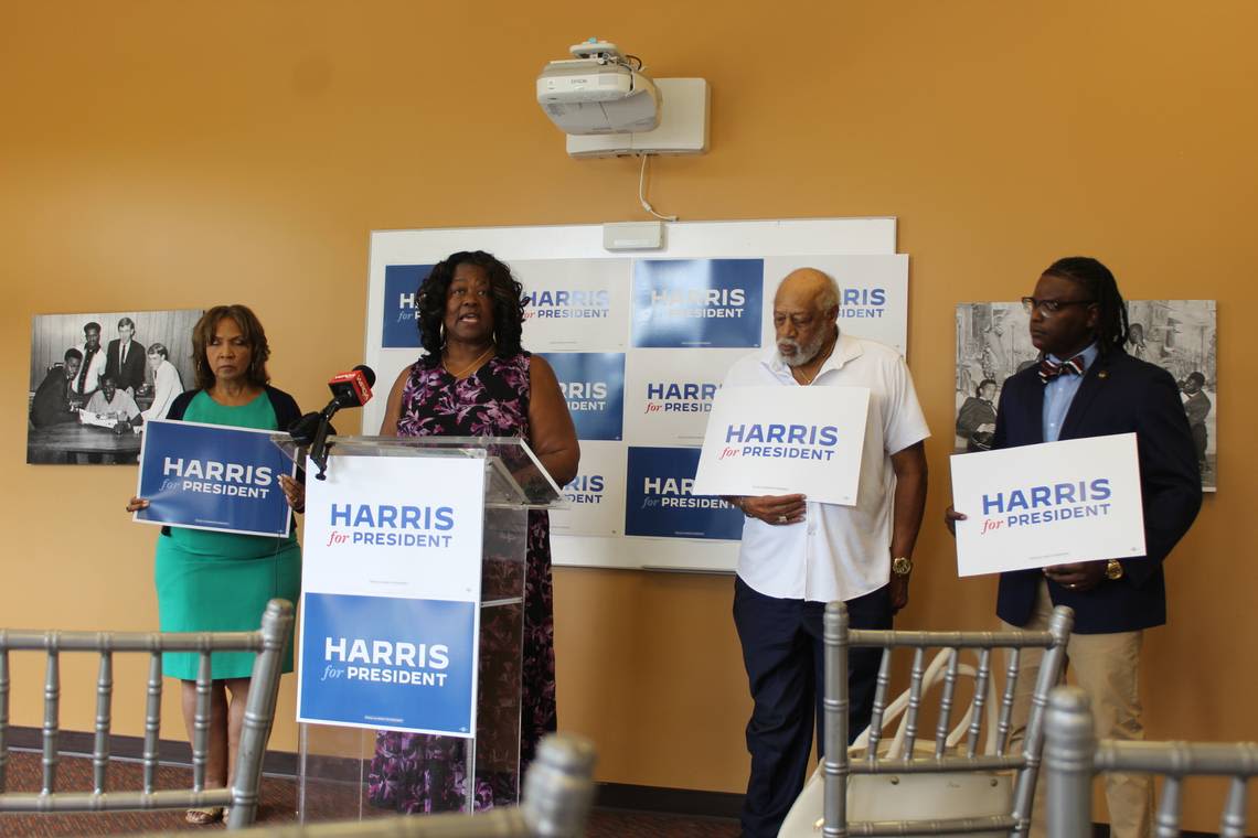 Macon event organized by Harris campaign calls for racial equality, abortion rights & jobs