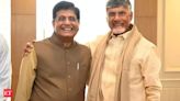 Andhra CM Chandrababu Naidu meets Union ministers Piyush Goyal, Ram Mohan Naidu Kinjarapu - The Economic Times