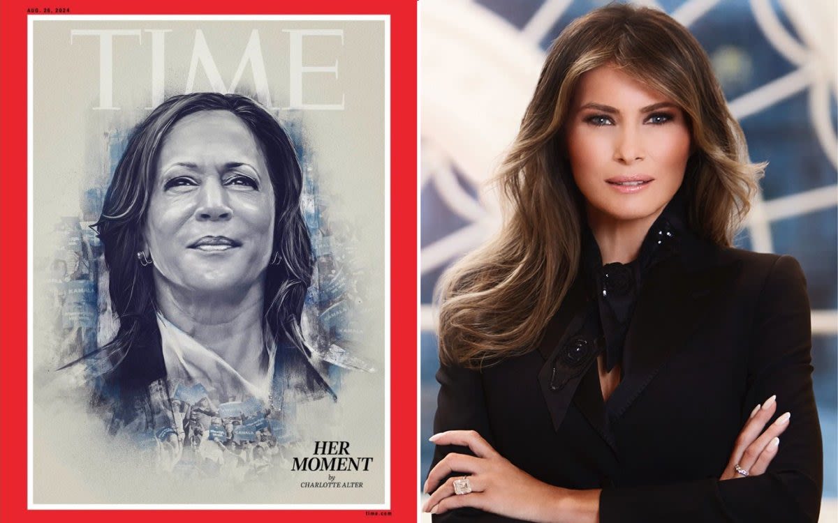 Kamala Harris looks ‘beautiful – like Melania’ on Time cover, says Donald Trump