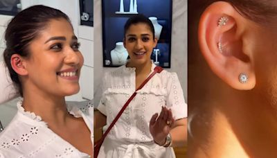 Watch: Nayanthara Breaks Into A Happy Dance After Getting Ear Pierced In Greece