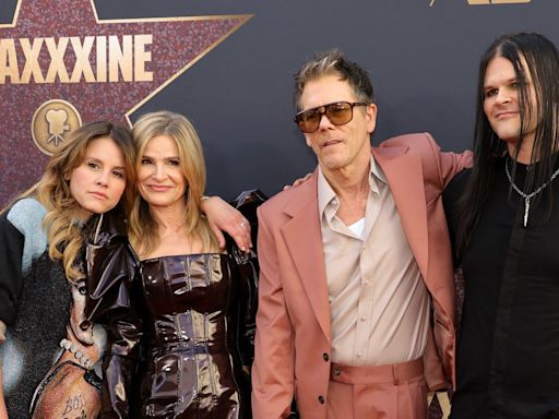 Kevin Bacon, Kyra Sedgwick make rare appearance with their adult kids