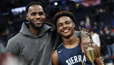 Bronny and LeBron James to become first father-son duo to team up in NBA history