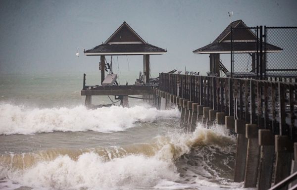 How did Tropical Storm Debby affect Naples, Fort Myers, Southwest Florida area?