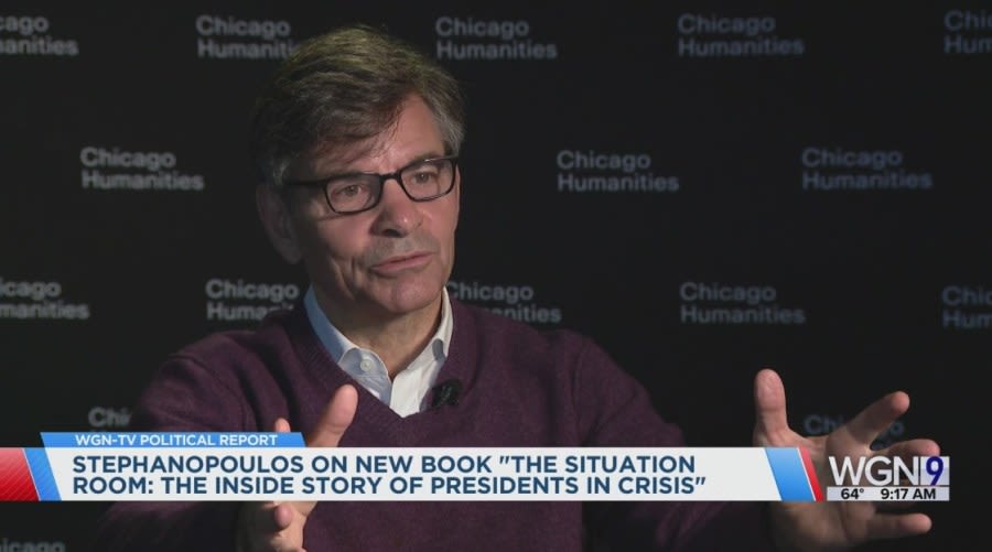 George Stephanopoulos sits down with WGN Political Analyst Paul Lisnek to discuss his new book on White House Situation Room