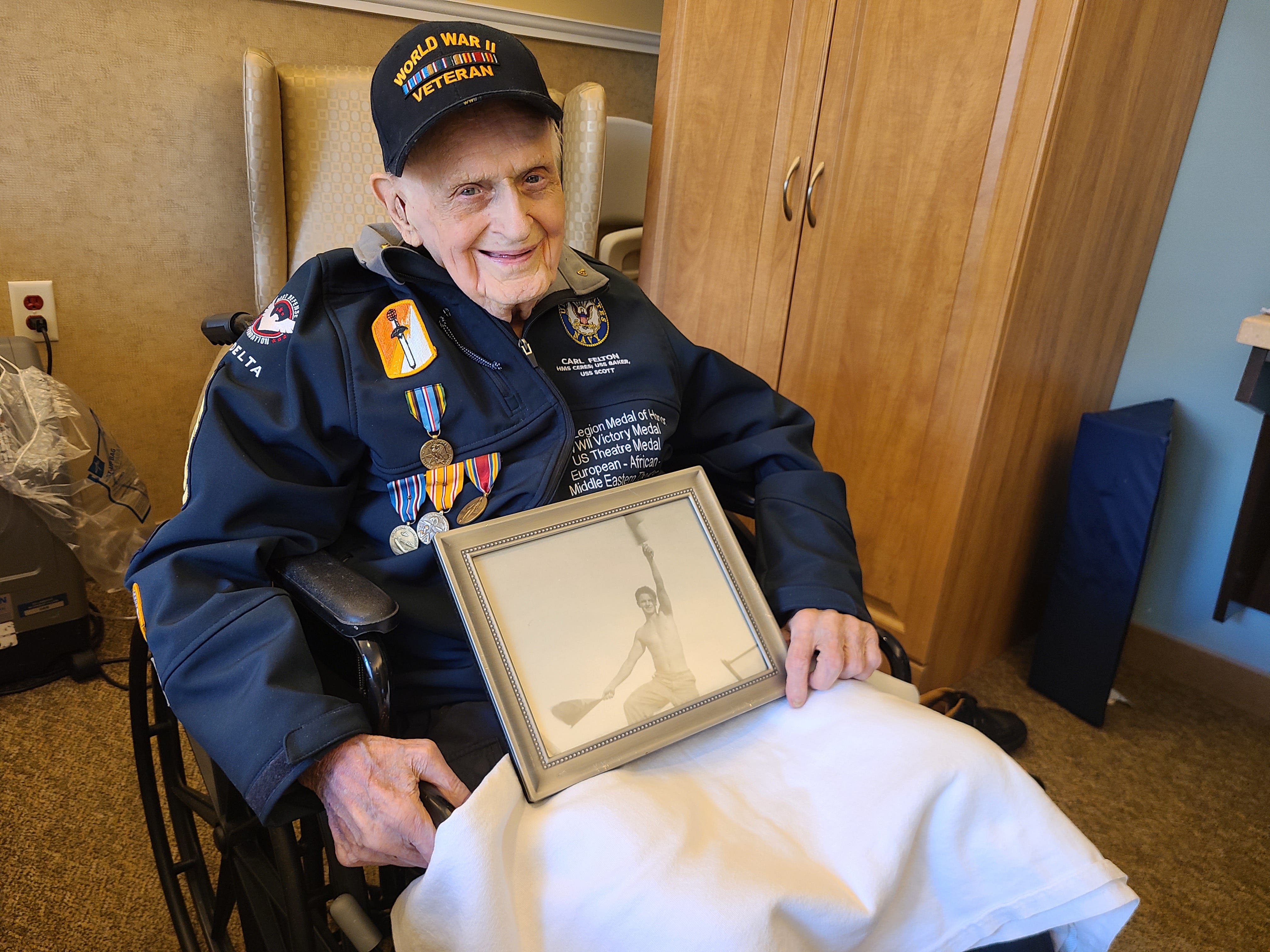D-Day at Omaha Beach taught Carl Felton, now 98, that life and democracy are fragile