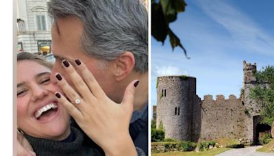 Actor Rufus Sewell and his bride get married in Pembrokeshire