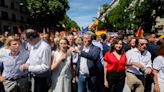 La manifestación del PP contra el Gobierno de Pedro Sánchez y la ley de amnistía en Madrid, en imágenes