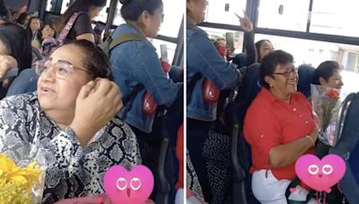 Señoras cantan 'Sí quiero volver' de Los Temerarios repletas de dolor en el camión (VIDEO)