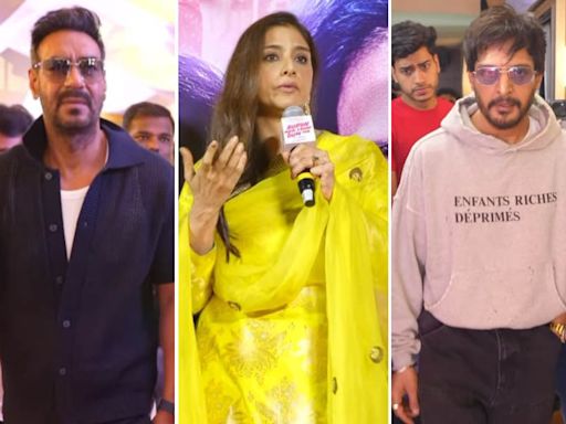 Ajay Devgn, Tabu, Jimmy Shergill attend Auron Mein Kahan Dum Tha trailer launch; pictures inside