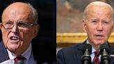 Rudy Giuliani is suing Joe Biden, saying the president tarnished his 'unimpeachable character' by calling him a 'Russian pawn' in 2020