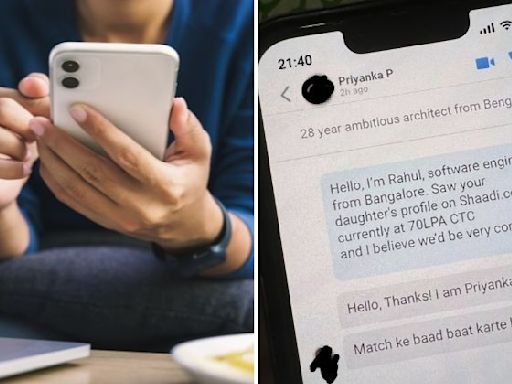 Bengaluru software engineer making ₹70 LPA texts a girl on Shaddi.com, this is what her dad said in response...