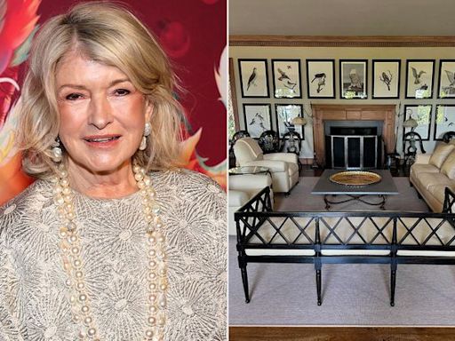 Martha Stewart is surprised by the 'harsh' online criticism of her living room redo