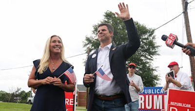 Marjorie Taylor Greene calls Bob Good a ‘liar’ and John McGuire a ‘loyalist’ at rally