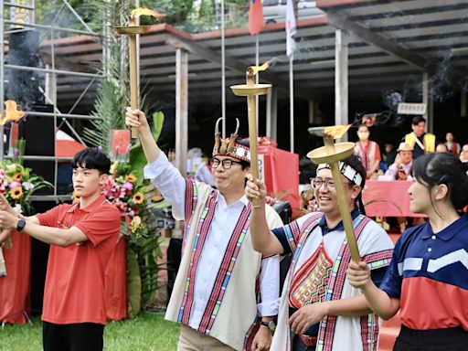 全國布農族射耳祭高雄那瑪夏開幕 陳其邁出席 (圖)