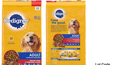 Pedigree recalls over 300 bags of dog food that may contain loose metal pieces