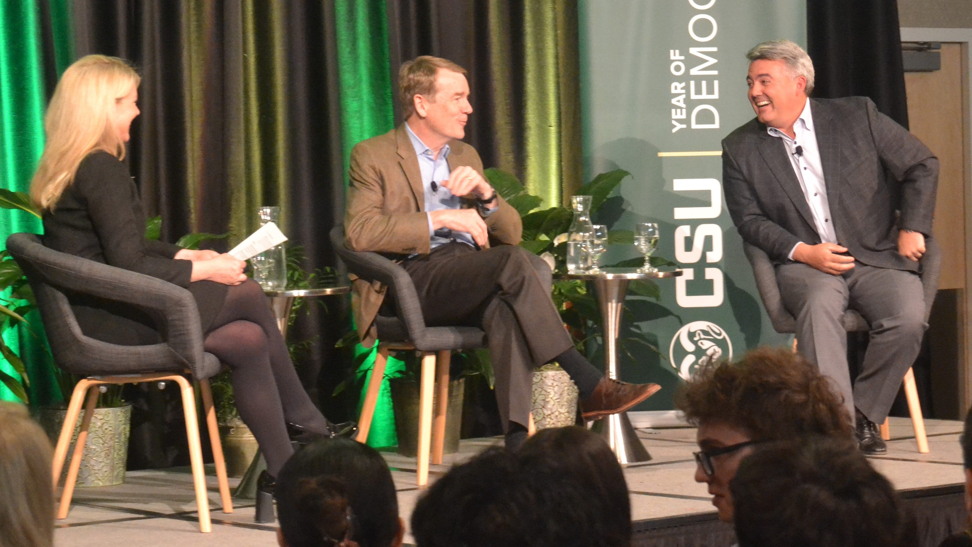 Michael Bennet, Cory Gardner stress bipartisan solutions at Colorado State University forum