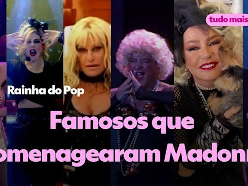 Deborah Secco, Luísa Sonza e mais: relembre dez famosos que já homenagearam Madonna