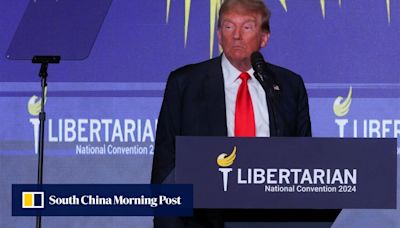 Trump, used to friendly crowds, booed at raucous Libertarian convention speech