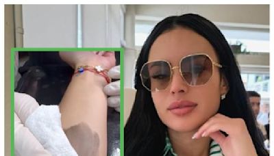 Evelyn Beltrán comparte su nuevo tatuaje tras meses de su separación de Toni Costa: "Tantas lágrimas, depresión"