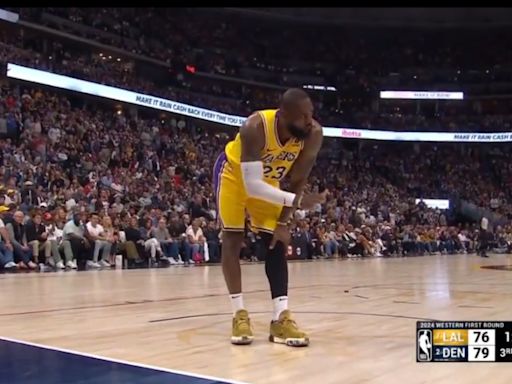 Fans Stunned By LeBron James After He Refuses To Come Out After Scary Injury
