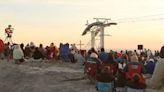 Thousands gather to celebrate Easter with sunrise service at Stone Mountain Park