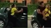 Video: mujer golpeó su propio carro con un ladrillo luego de descubrir una infidelidad de su pareja