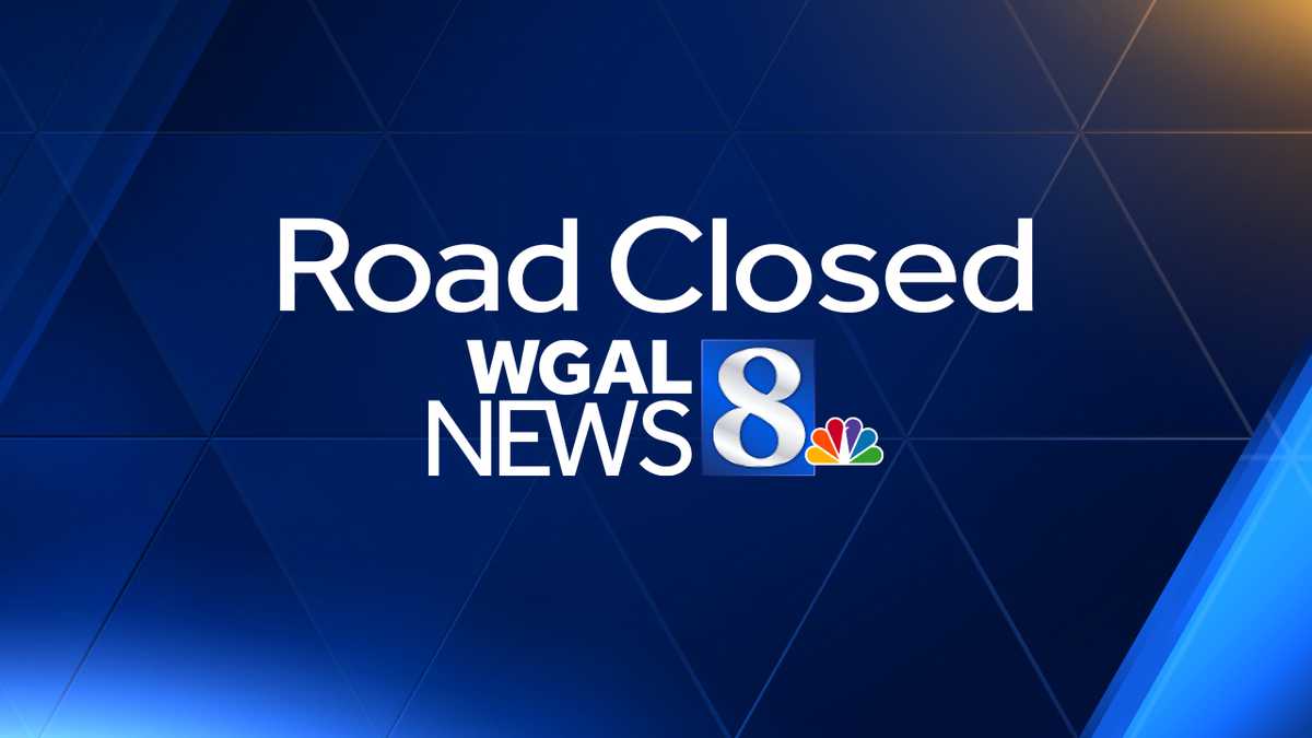 Road closed after telephone pole struck